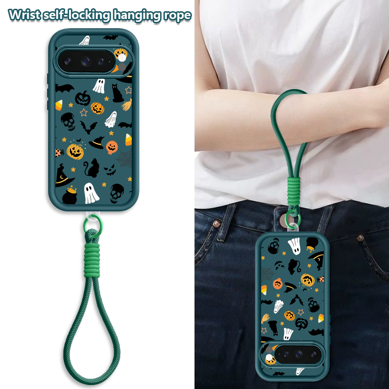 Cartoon Halloween Pattern Lany - Google Pixel 9 review and price