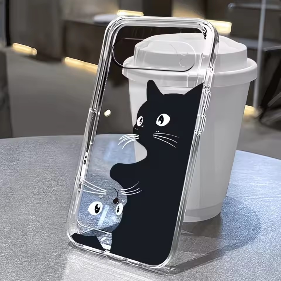 Hot Kawaii Cartoon Black Cat P - Google Pixel 9 review and price