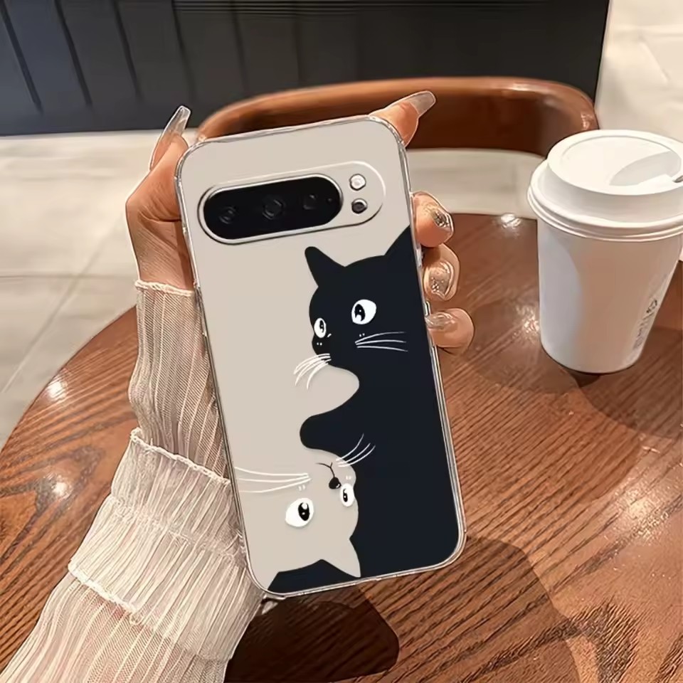 Hot Kawaii Cartoon Black Cat P - Google Pixel 9 review and price